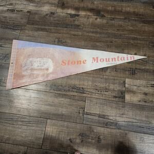 Vintage Stone Mountain GA Pennant 4A